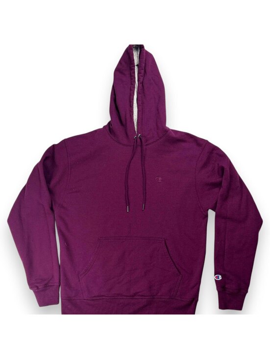 Champion Other - 🍇 Hoodie Mens Medium Purple Maroon Pullover Sweatshirt Cozy Classic Champion